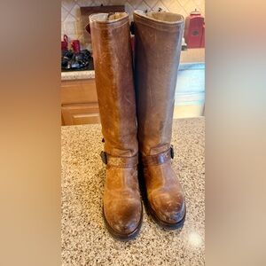 Frye Veronica Slouch Leather Boots
